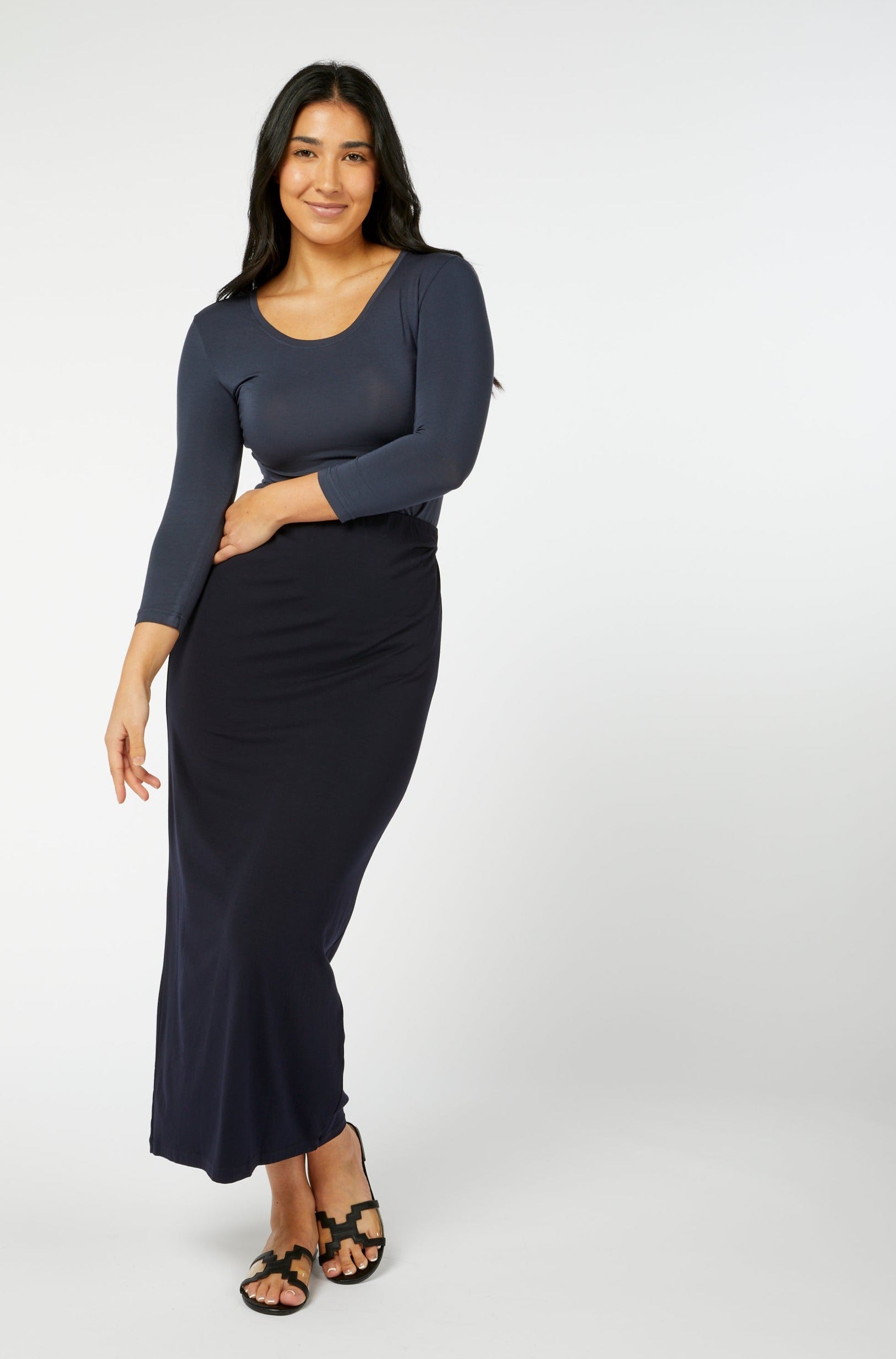 Plus size long outlet tube skirt