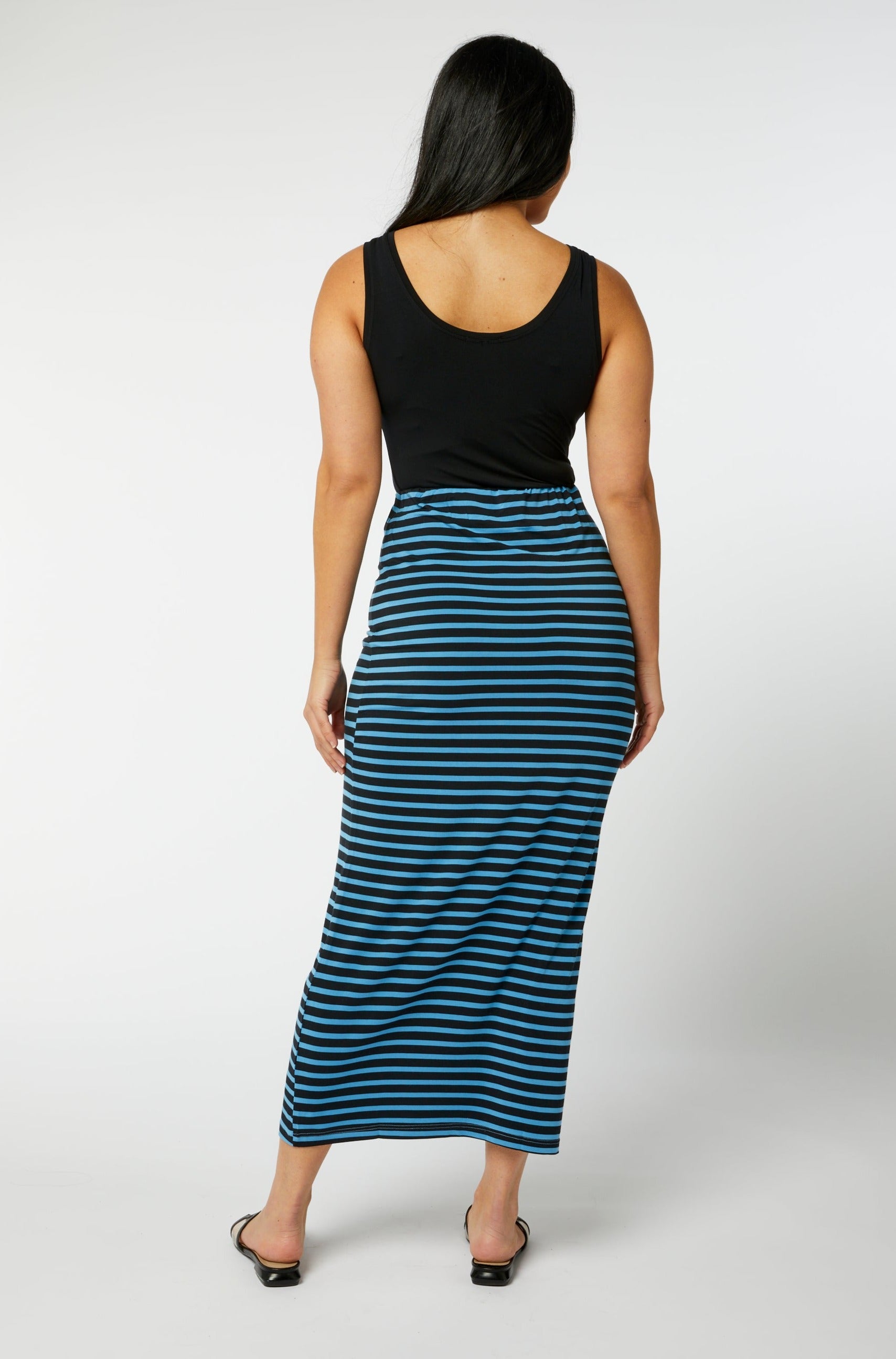 Long Tube Skirt Regatta Stripe