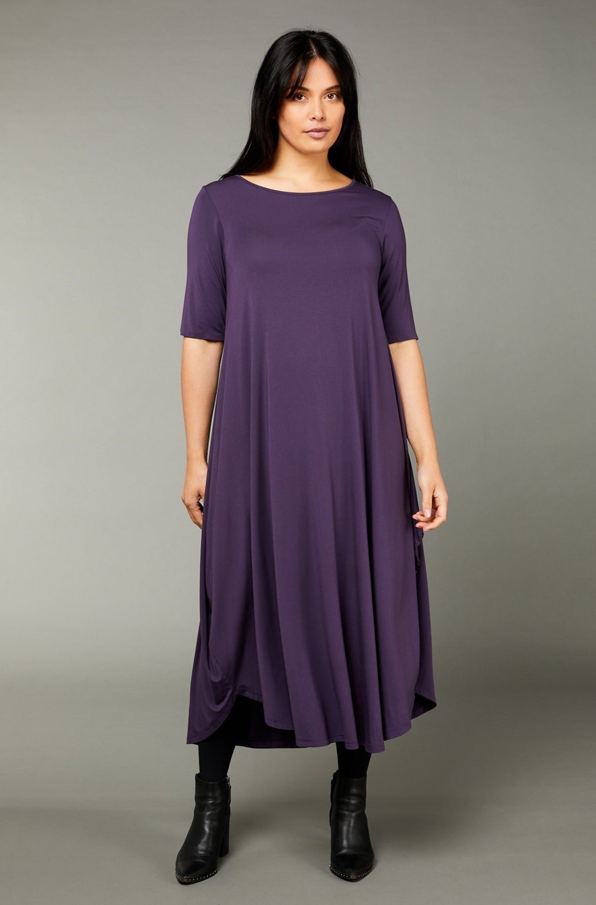 Original Tri Dress Mulberry Purple
