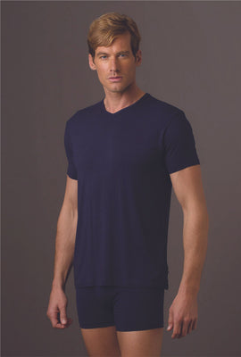 V Tee - Navy