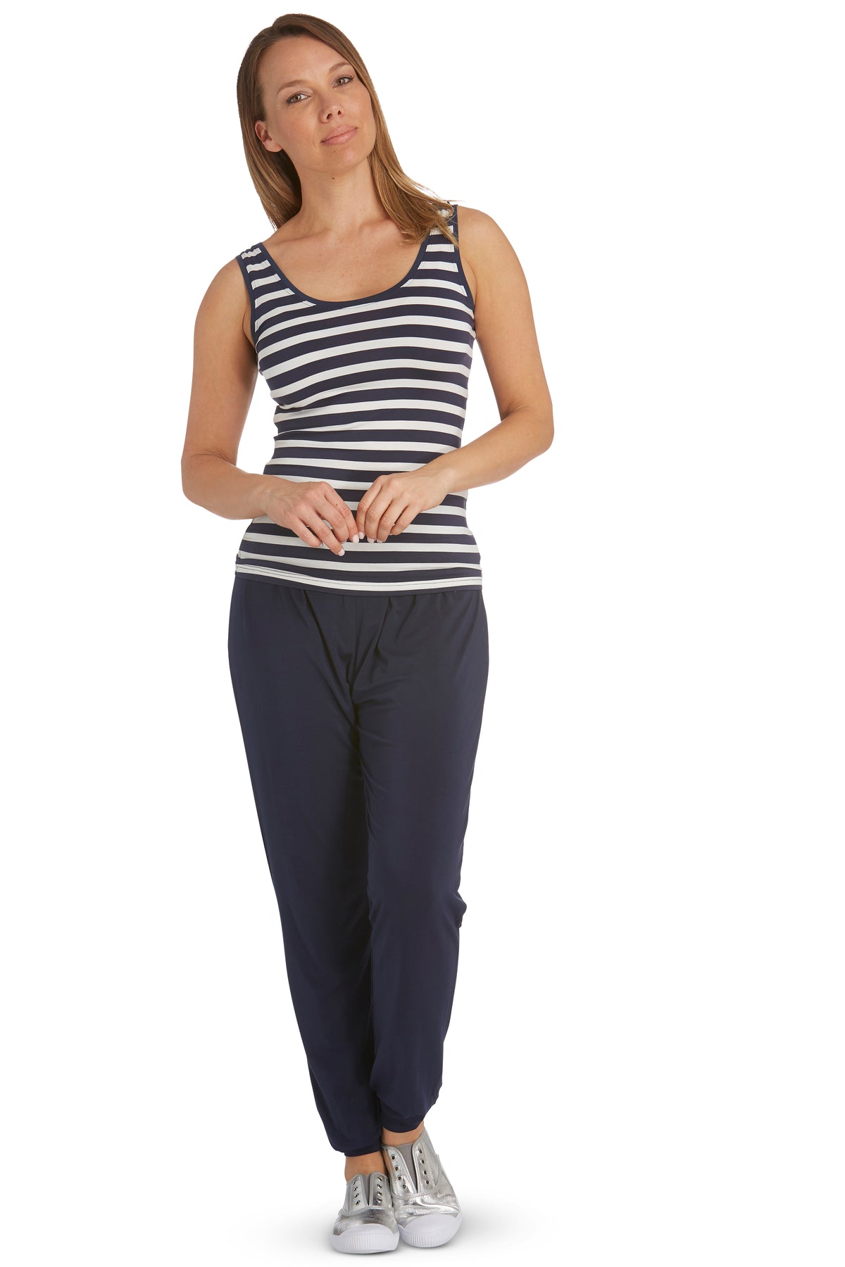 Scoop Tank Nautical Stripe