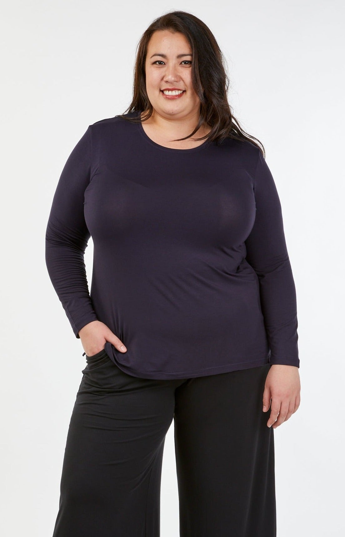 Swing Long Sleeve French Navy