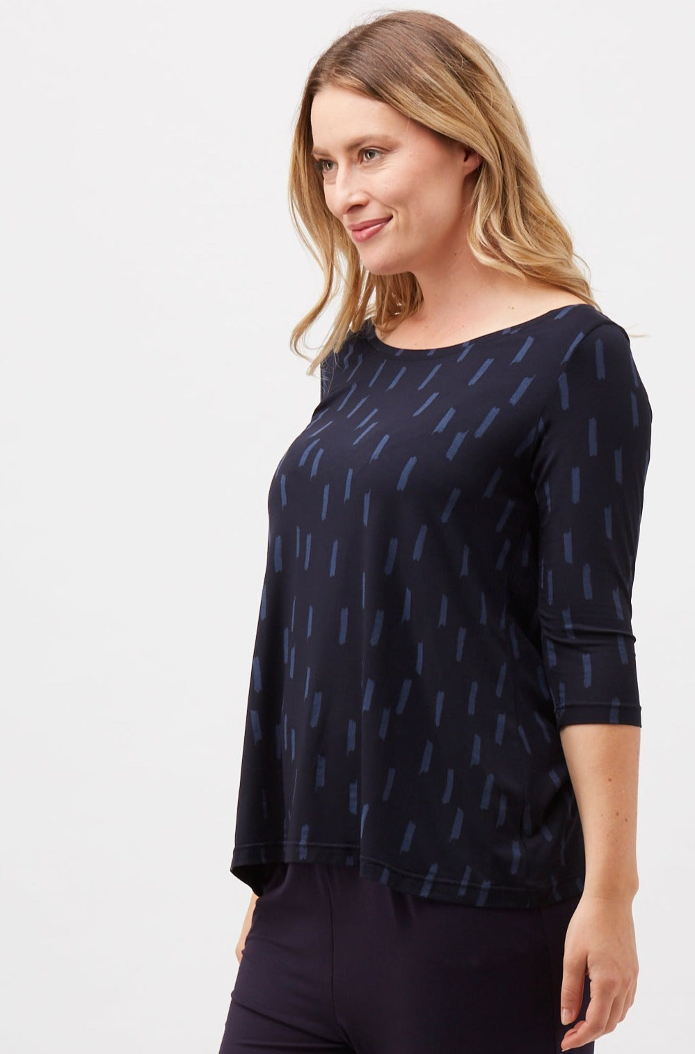 Swing 3/4 Sleeve Blueprint