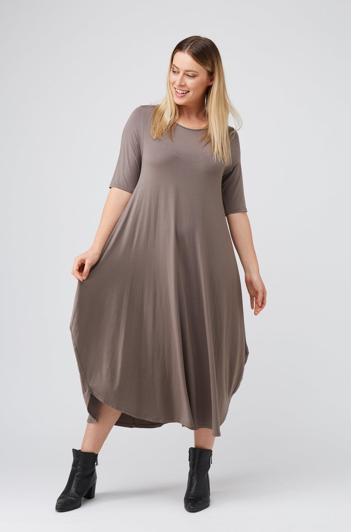 Original Tri Dress Chestnut
