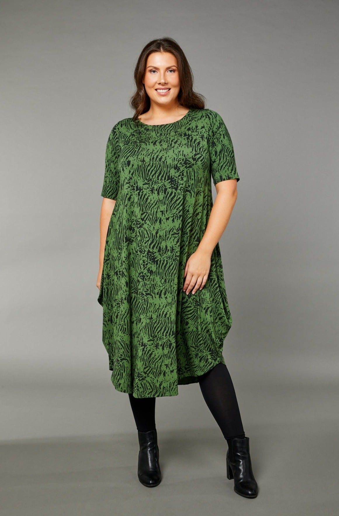 Original Tri Dress Tiger Green