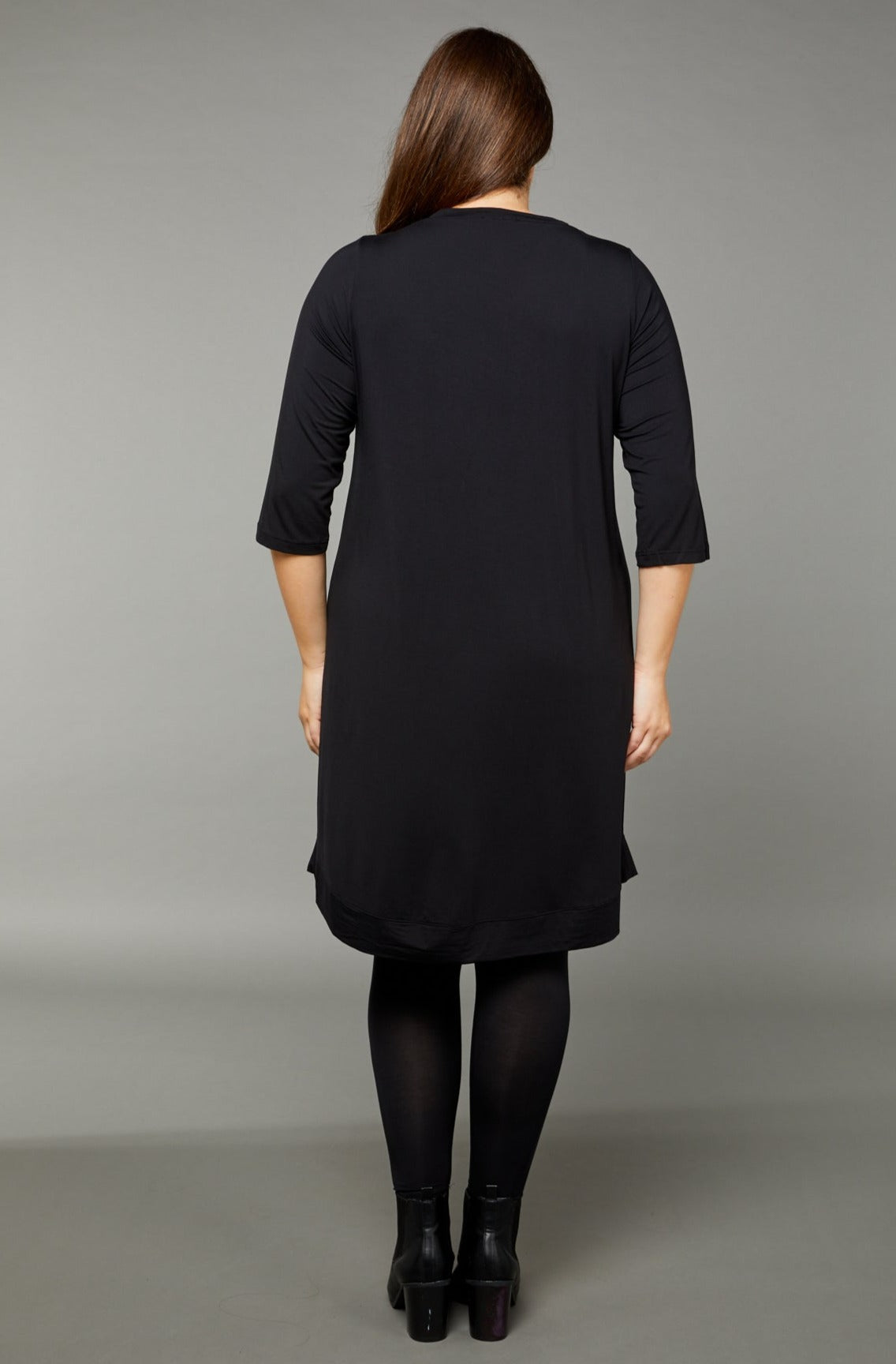 Luna A-Line Dress Black