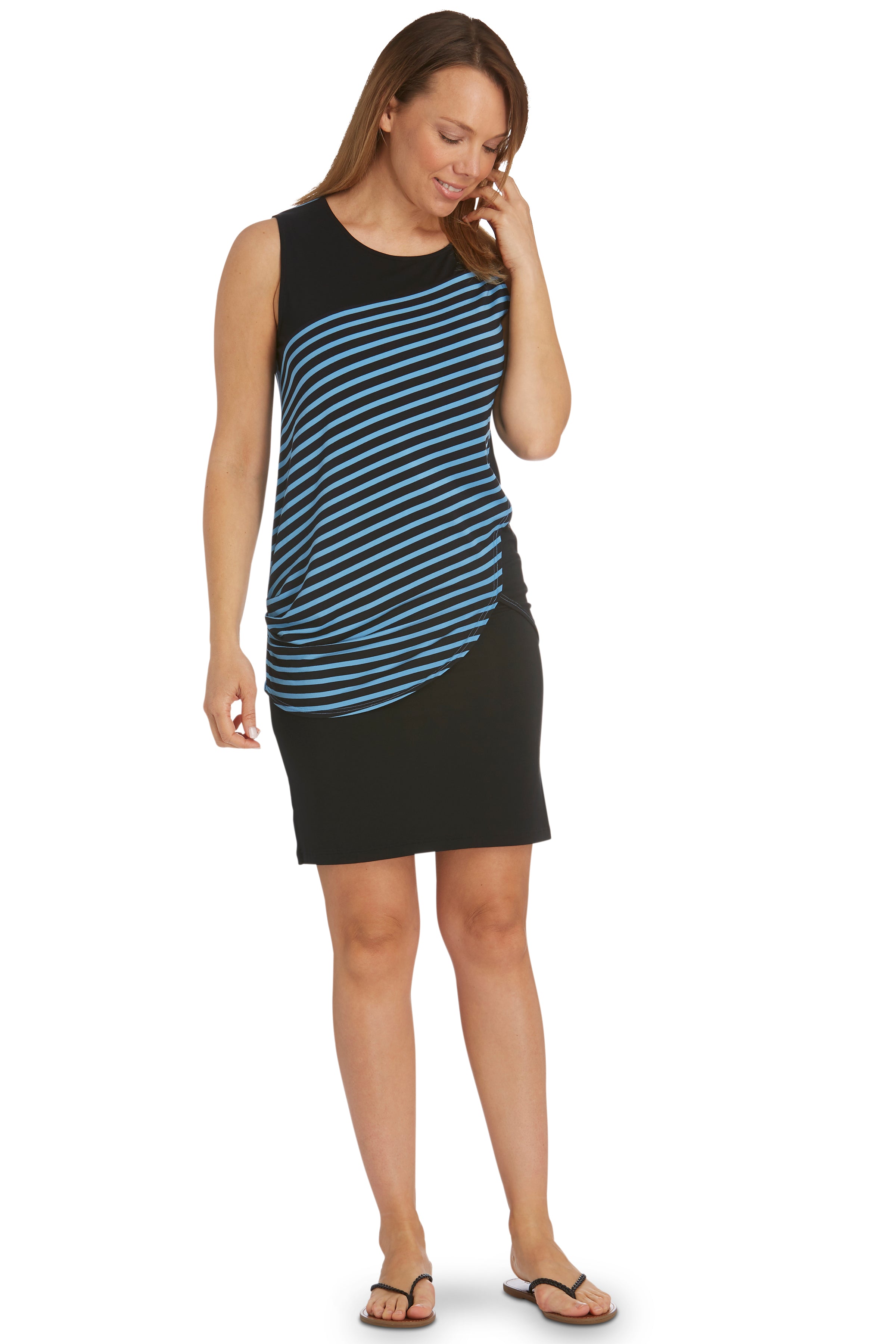 A-Line Tank Regatta Stripe