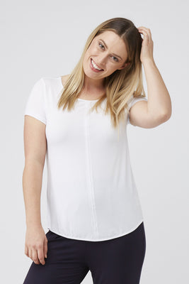 Panel Tee - White