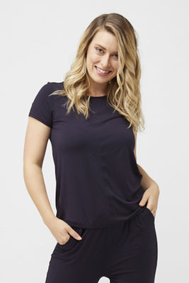 Panel Tee - French Navy