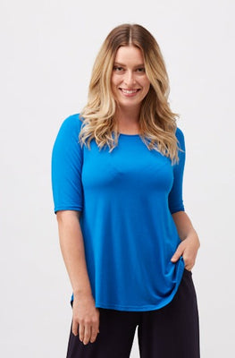 Elbow Swing Tee - Cobalt