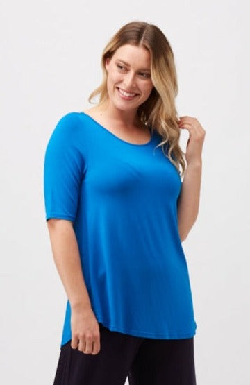 Elbow Swing Tee Cobalt