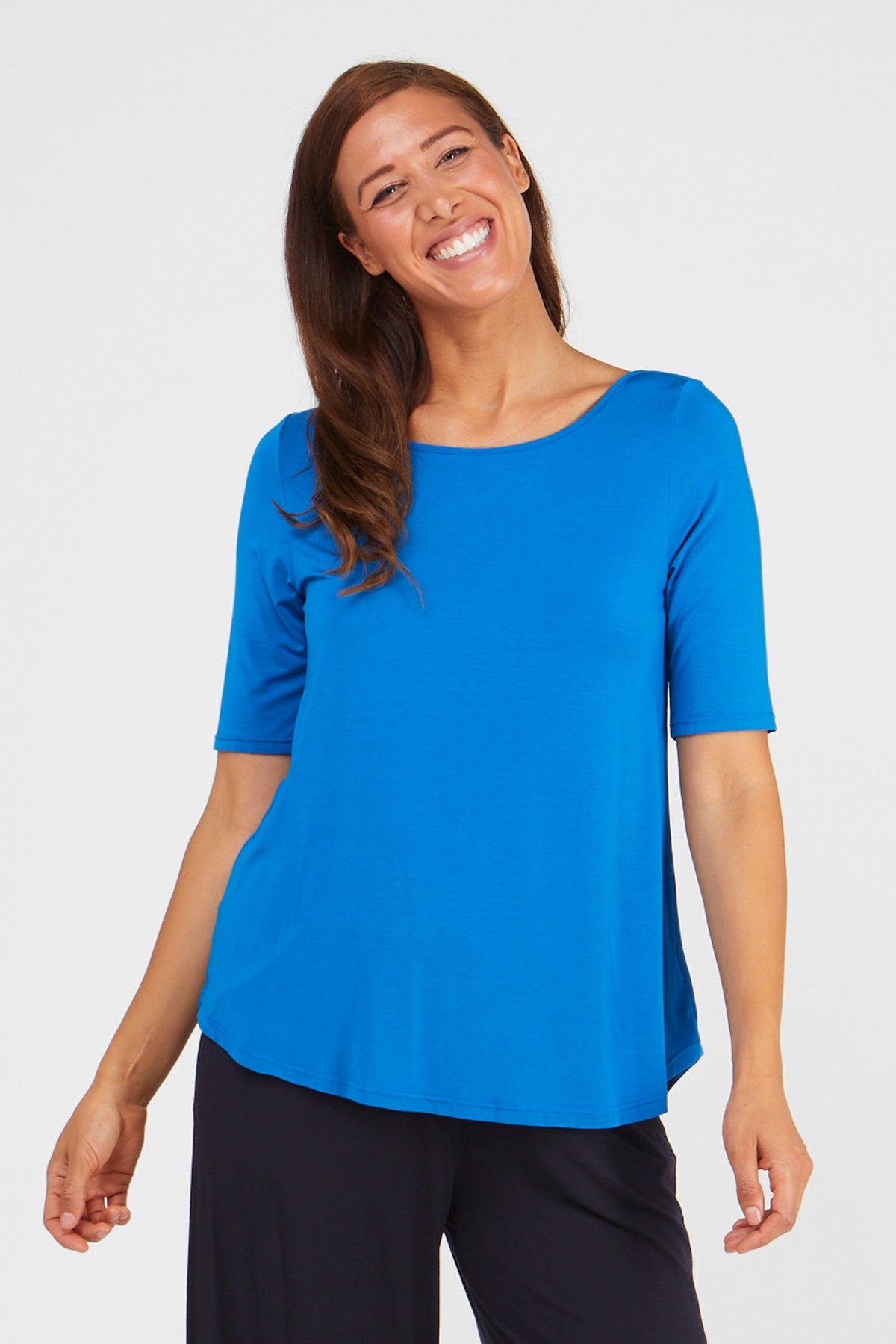 Elbow Swing Tee Cobalt