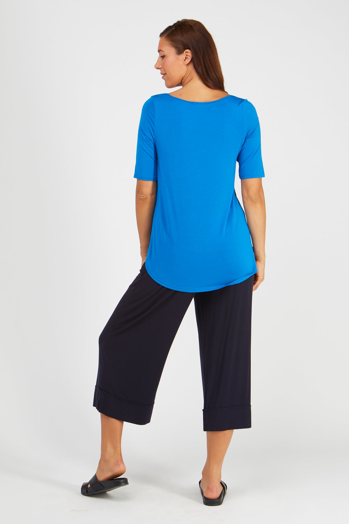 Elbow Swing Tee Cobalt