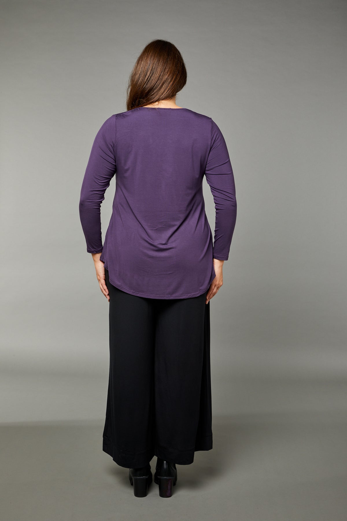 Cara Long Sleeve Mulberry Purple