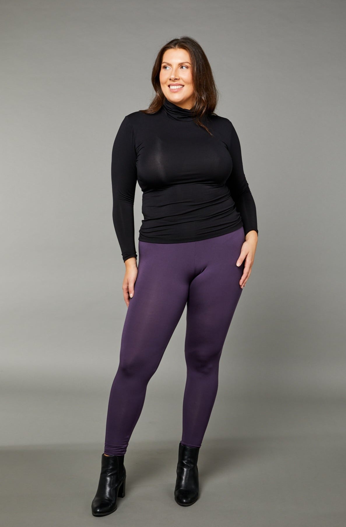Long Legging Mulberry Purple