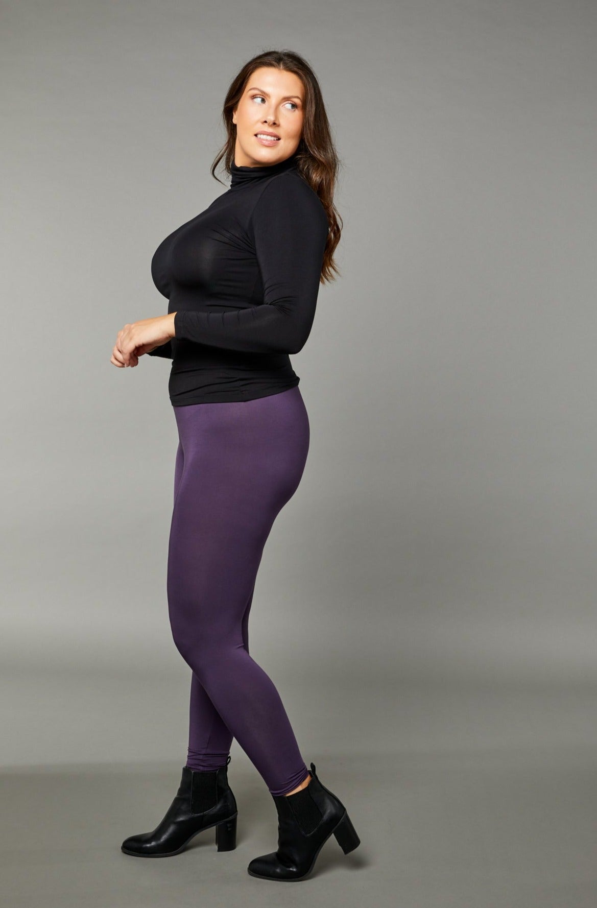 Long Legging Mulberry Purple