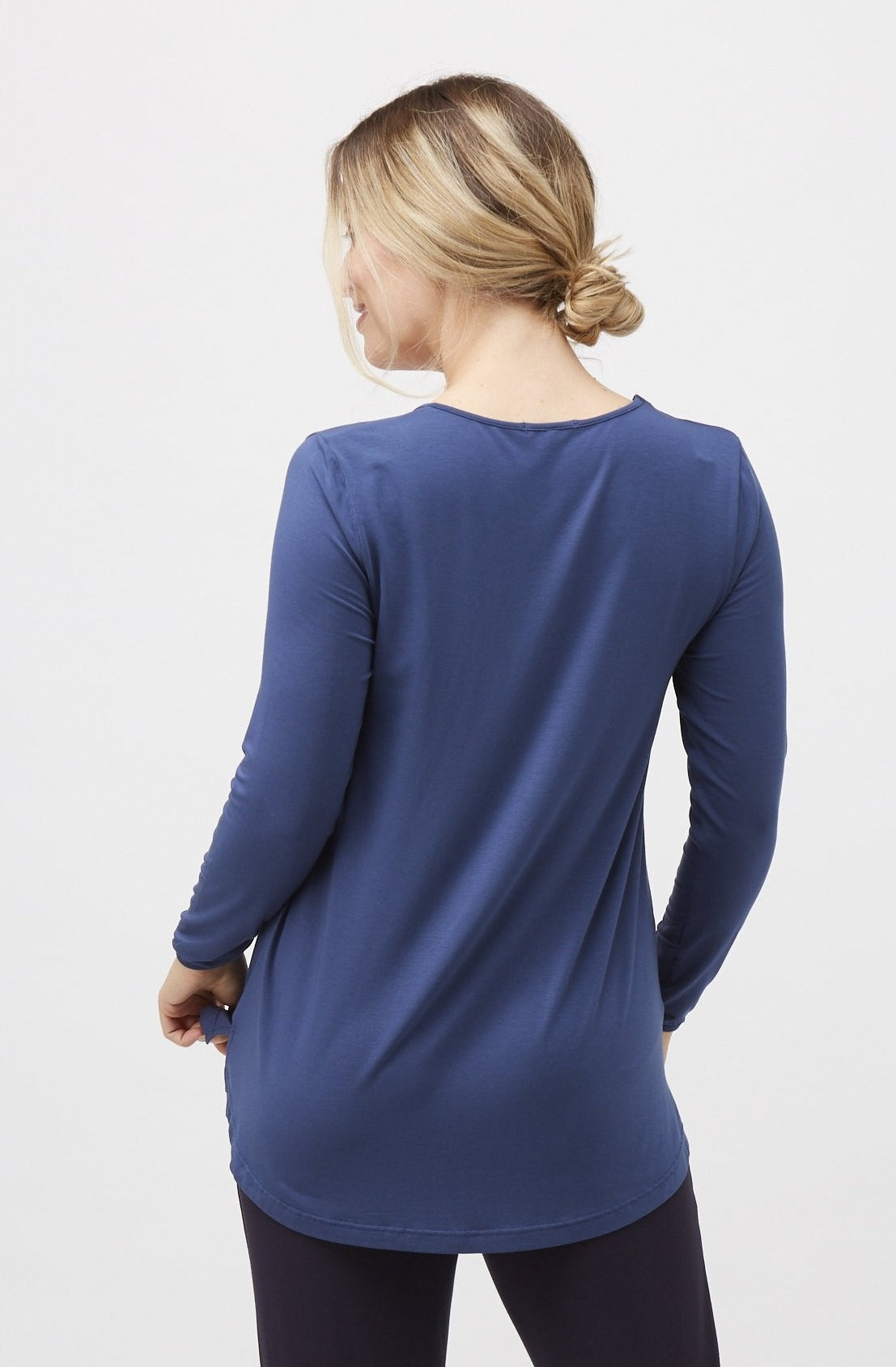 Split Hem Long Sleeve Adriatic