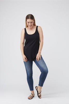 Longline Tank - Black