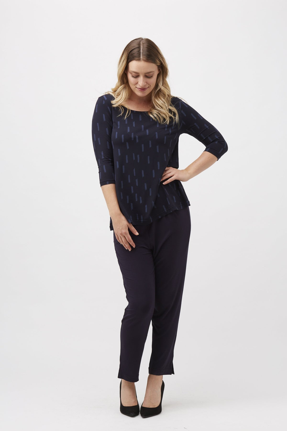 Swing 3/4 Sleeve Blueprint