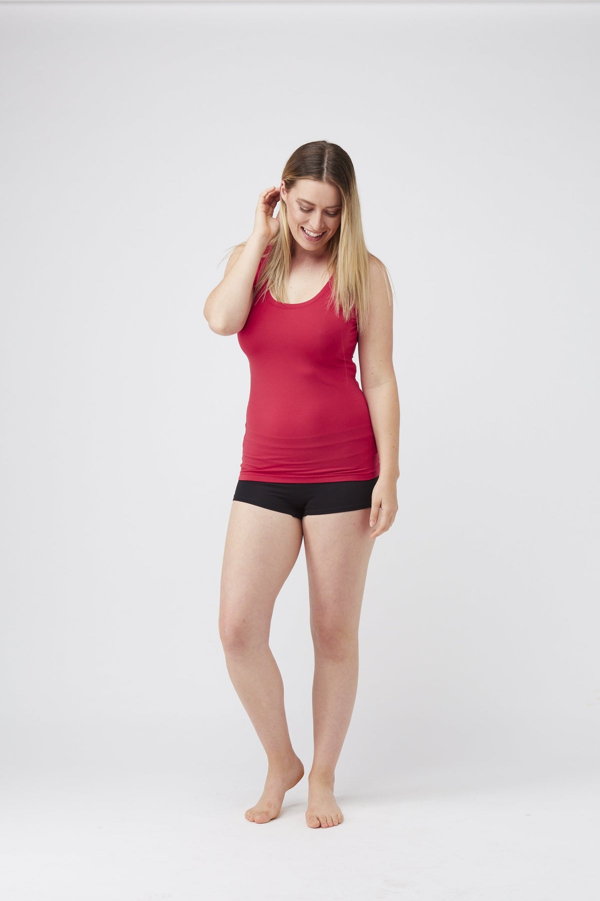 Scoop Tank Crimson